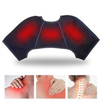Shoulder Heating Wrap Natural Magnetic Heat Therapy Neck and Shoulder Pain Relief Self-Heating Comfortable Soft,XL