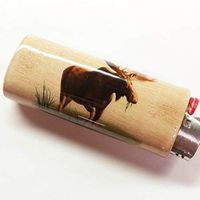 Moose Lighter Case Holder Sleeve Cover Fits Bic Lighters