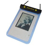 TrendyDigital New Version WaterGuard Waterproof Case for Kindle 1, 2,3 (First, Second and Third Generation Kindle), Kindle Fire and Other 6" or 7" Android Tablet, Blue Border