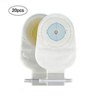 CELECARE 20Pcs Ostomy Bags for Colostomy Ileostomy Stoma Care,Cut-to-Fit(Max Cut 65mm),One-Piece Drainable Pouches(A003)