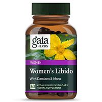 Gaia Herbs Women's Libido, Vegan Liquid Capsules, 60 Count - Healthy Female Libido & Reproductive System Support, Horny Goat Weed, Maca Root, Tribulus Terrestris