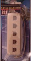 5 Port (or 4 , 3 , 2) Way Telephone (Phone , Modem , Fax) Line Splitter 4-Wire Adapter