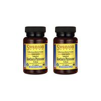 Swanson Standardized Hawthorn Phytosome 300 mg 60 Veg Caps 2 Pack