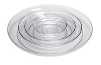 9in Lomey Clear Designer Dish, Pack 12