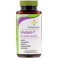 VisibiliT Eye Health Complex with Lutein, Bilberry, Ginkgo More (60 Vegetarian Capsules)