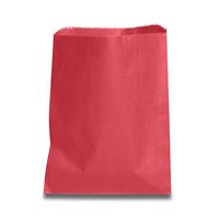 Red Paper Bags 12" X 15" | Quantity: 1000 Gusset - -