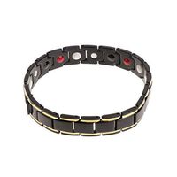ForHe Elegant Titanium Magnetic Therapy Bracelet Pain Relief for Arthritis and Carpal Tunnel