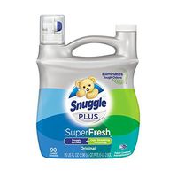 Snuggle Plus Super Fresh Liquid Fabric Softener with Odor Eliminating Technology, 95 Fluid Ounces (Packaging May Vary)