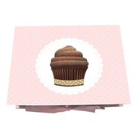 Dolce Boxed Glitter Note Cards - Chocolate | Rungtong & Co. Stationery Line