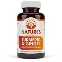 Turmeric Curcumin with Ginger & Bioperine - Natural Pain Relief & Joint Support | Highest Potency with 95% Standardized Curcuminoids | Gluten Free | Non-GMO | 60 Vegetarian Capsules