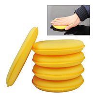 WINOMO Car Wax Sponge Cleaning Scrubber Waxing Polish Wax Foam Sponge Applicator Pads Cars Multipurpose Cleaner Tool(5 PCS/Set)