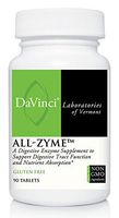 Davinci Laboratories – All-Zyme, Proteolytic Enzymes and Digestive Enzyme Supplement, Bloating, Gas, Constipation, and Joint Health, Non-GMO Ingredients, 90 Tablets