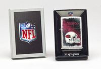 Zippo NFL Arizona Cardinals Lighter, Silver, 5 1/2 x 3 1/2cm
