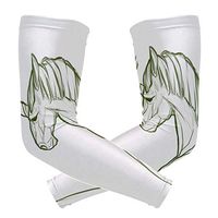 LEVEIS Unicorn Arm Sleeves UV Protection for Men Women Sunblock Protective Gloves Running Golf Cycling Driving Long Arm Cover 1 Pair