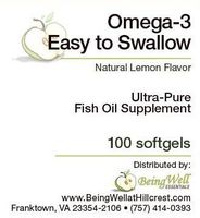 Omega-3 'Easy to Swallow' 100 softgels