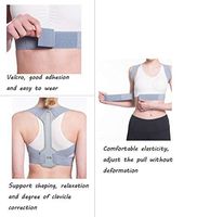 Posture Corrector for Men & Women, Adjustable Back Support Trainer- Brace to Improve Posture and Provide Lumbar Support to Reduce Lower and Upper Back Pains,M