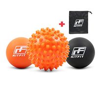RitFit Massage Ball Set (Orange and Black)