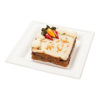 Small Bagasse Square Plate, Dessert Plate, Fruit Plate, Appetizer Plate - 6 Inches, White - 100ct Box - Restaurantware