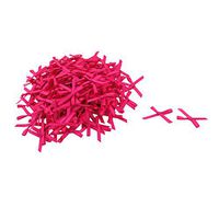 uxcell Polyester Household Birthday Party DIY Clothes Dress Decor Bowknot Bow 200 Pcs Fuchsia