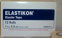 535172EA - Elastikon Elastic Cloth Tape 1 x 2.5 yds. Stretched