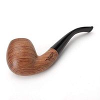 MUXIANG Tobacco Pipes +10 Cleaning Tools Rose Wooden Tobacco Pipe Tube 9mm Filter Rack Cleaners Scraper Screen Filter Knife Bag Brush Box Rubber Pipe Bits AD0018