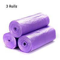 Tiny Garbage Bags Garbage Bag Small Recycable Glad Trash Bags Garbage Bags For Dogs Cat Garbage Bag Trash Bags Biodagradable Eco Garbage Bags Bags Garbage 28 Quart Trash Bags 20g (3 Rolls Purple)