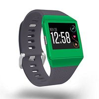 MightySkins Skin Compatible with Fitbit Ionic - Solid Green | Protective, Durable, and Unique Vinyl Decal wrap Cover | Easy to Apply, Remove, and Change Styles | Made in The USA
