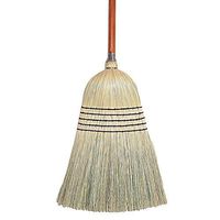 Wilen E504028, Janitor Corn Blend Broom with 1-1/8" Handle, 28# Size, 55-1/2" Length (Case of 6)