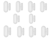 New Wireless Door Sensor, DZX 433MHz Anti-Thief Wireless Door & Window Sensor for Home and Business (White Colour, Pack of 10)