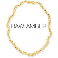 Meraki Adult Amber Necklace - Raw Unpolished Baroque Baltic Amber Necklace | All Natural Pain Relief for Adults to Help Migraines, Sinuses, Arthritis and More | Lemon Color (18 Inches)