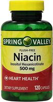 Spring Valley Dietary Supplement Flush Free Niacin 120 CT