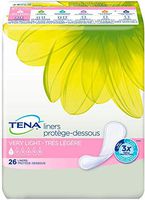 Special 6 packs of Tena Serenity Pantiliners - 26 per pack - J & J 56300 by TENA