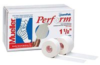 Mueller Perform High Performance Porous Athletic Trainers Tape 1.5" - 32 Rolls