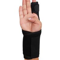 Funwill Finger Splint Support Brace, Finger Extension Hand Splint Fixed Sleeve Breathable Protective Wrist Cover for Trigger Finger, Suit for Finger Fractures, Post-Operative Care and Pain Relief