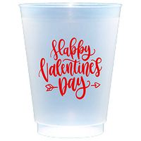 Happy Valentines' Day Frost Flex Cups - 8 Count 12 oz