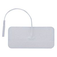 3B Scientific W63203 Comfort-Stim Elite White Foam Electrodes, 3.75" Length x 1.75" Width