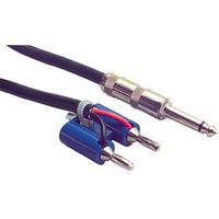 Stageline SP5012B 50-Feet 12-Inch to 1/4-Inch Straight Speaker Cable