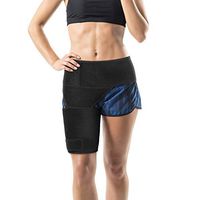 Upgraded Groin Support, Thigh Support Bandage with Lengthened Elastic Straps, Adjustable Hip Support Brace for Joint Pain, Pulled Groin, Hip Sciatica Injury, Thigh and Hamstring Injury Pain Relief