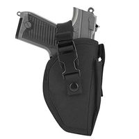 Gun Holster Universal Conce lConcealed Waist Cover Multifunctional Holster Clip-on Belt Gun Holster Waist Belts Handgun Carrier for Women Men Black