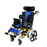 Lh$Yu Adjustable Wheelchair Lightweight Driving Medical Half Lying Ergonomic Child Wheelchair Multi-Functional Wheelchair Car for Cerebral Palsy, Kids, Adult