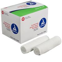 Dynarex Non-Sterile Stretch Gauze Bandage Roll, 4-Inch x 4.1 yds,12 Count