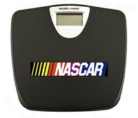 New Black Digital Bathroom Weight Scale Featuring NASCAR Logo