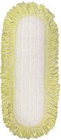 CleanAide Coral Weave Microfiber Mop Pad with Rope Border 18 Inches Yellow