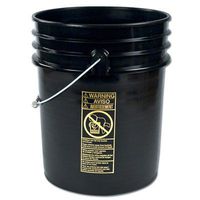 Premium Black 5 Gallon Bucket