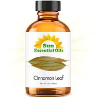 Cinnamon Leaf Essential Oil (Huge 4oz Bottle) Bulk Cinnamon Leaf Oil - 4 Ounce
