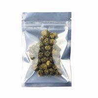 AwePackage Clear White Resealable Smell Proof Foil Pouch Bag - Airtight Zipper (100, 3 x 4-1/2 (Gram))