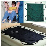 SafetySure Transfer Gurney With Plastic Insert, Large, 60"L x 34"W, 600lb. weight capacity, 10 handl