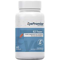 EyePromise EZ Tears Eye Vitamin – Occasional Dry Eye Relief Supplement - Omega-3s and 8 Other Soothing Ingredients