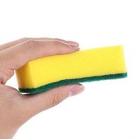 TUU 21Pcs Nano Emery Sponge, Magic Clean Rub for Kitchen Pot Rust Focal Stains, Double Layer Soft Strong Water Absorption Dishwashing Sponge (21pcs)