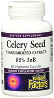 Natural Factors, Celery Seed Extract, Supports a Healthy Circulatory System, 60 capsules (60 servings)